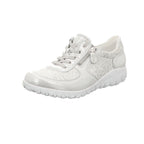 Waldläufer Damen Schnürschuh bequem Havy Soft in silber