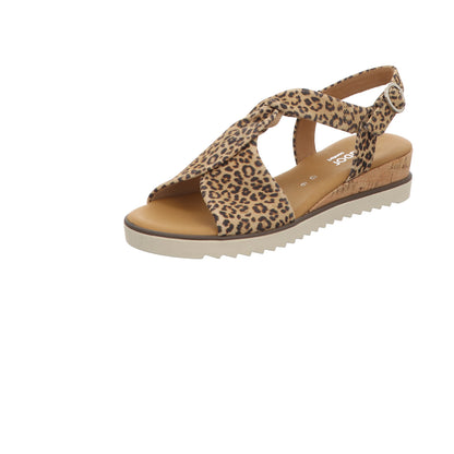 Gabor Damen Sandalette Genua in beige