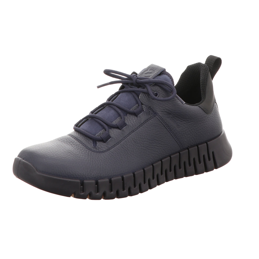 Ecco Herren Schnürschuh Gruuv in schwarz