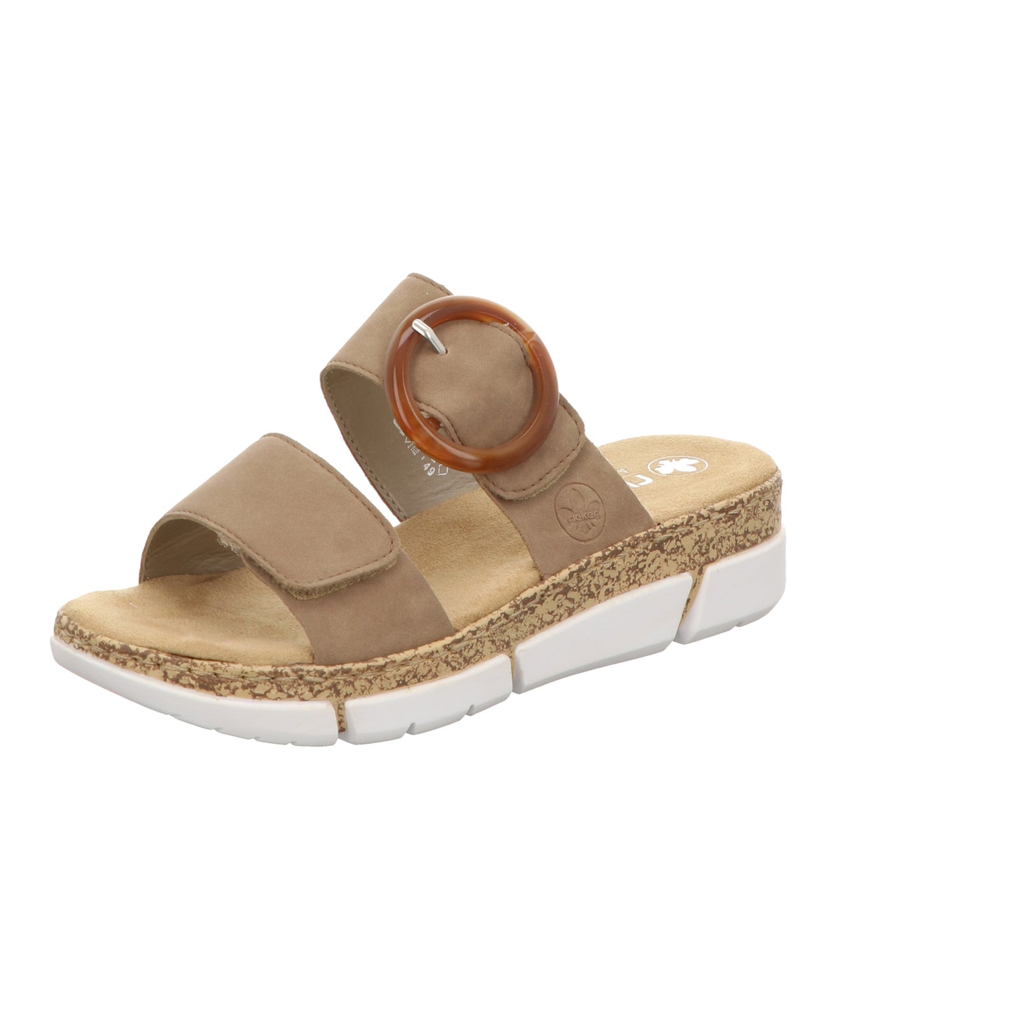 Rieker Damen Pantolette  in beige