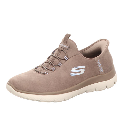 Skechers Damen Slipper Slip-Ins Summits-Unknown Trail in braun