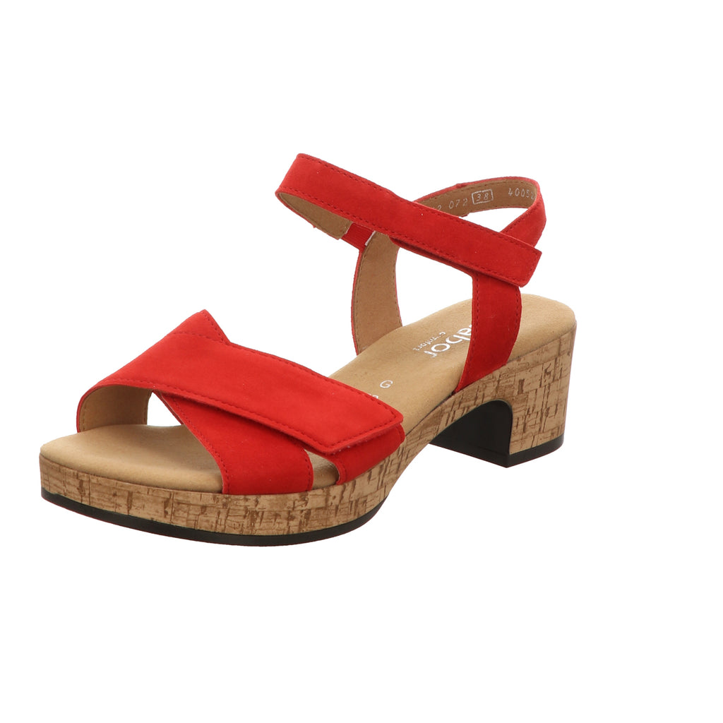Gabor Damen Sandalette Kreta in rot