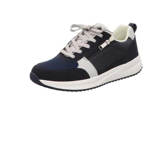 Waldläufer Herren Schnürschuh H-Matti in blau