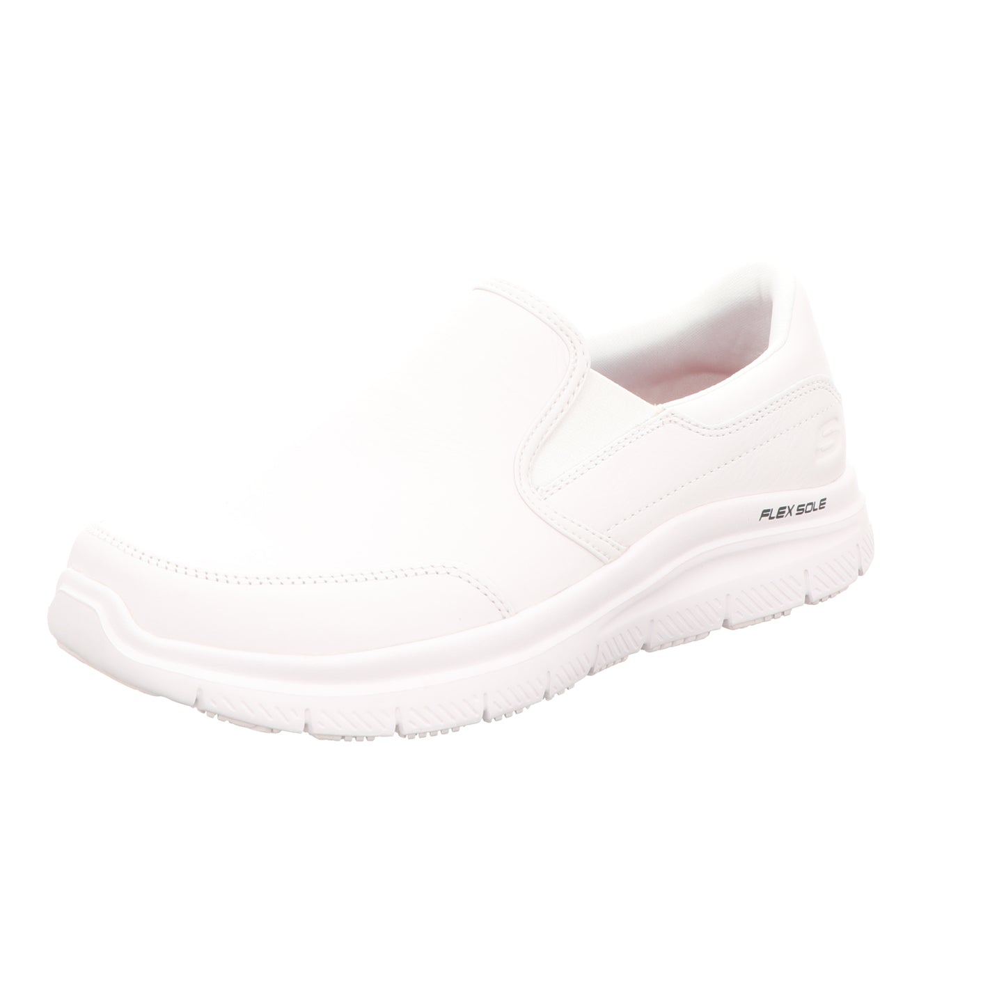 Skechers Herren Slipper Work Relaxed Fit  Flex Advanta in weiss