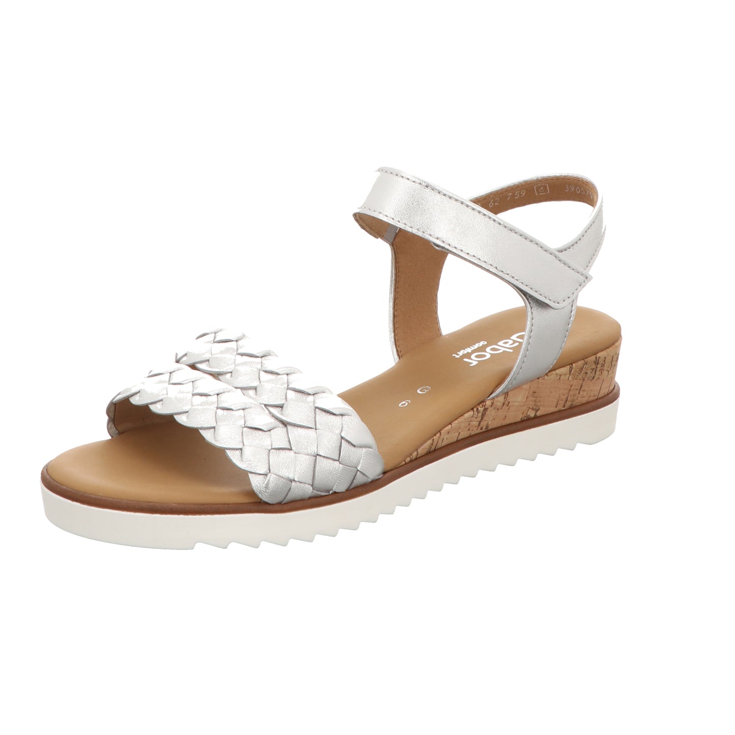 Gabor Damen Sandalette Genua in silber