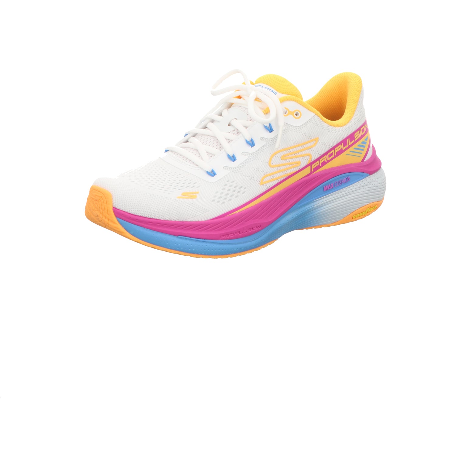 Skechers Damen Schnürschuh Max Cushioning Propulsion in weiss