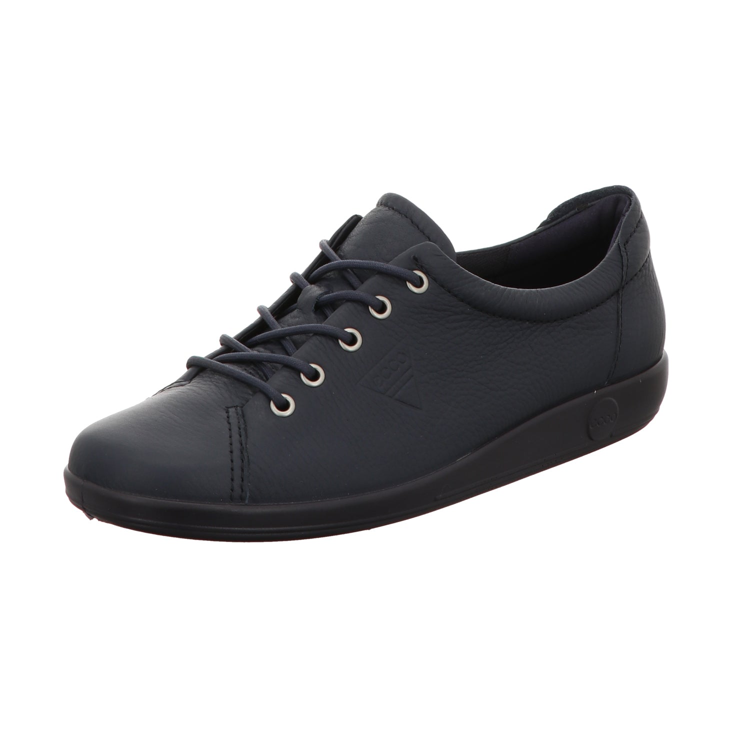 Ecco Damen Schnürschuh Soft 2.0 in blau