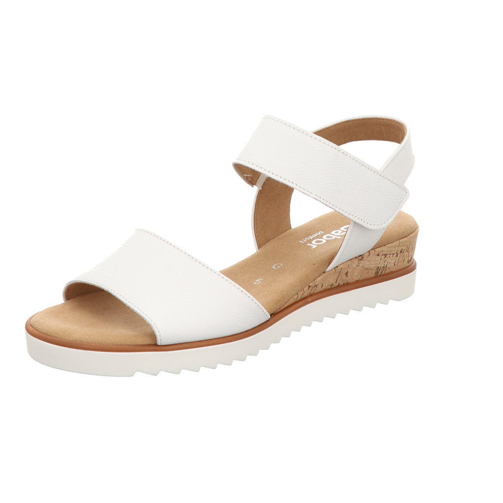 Gabor Damen Sandalette Genua in weiss