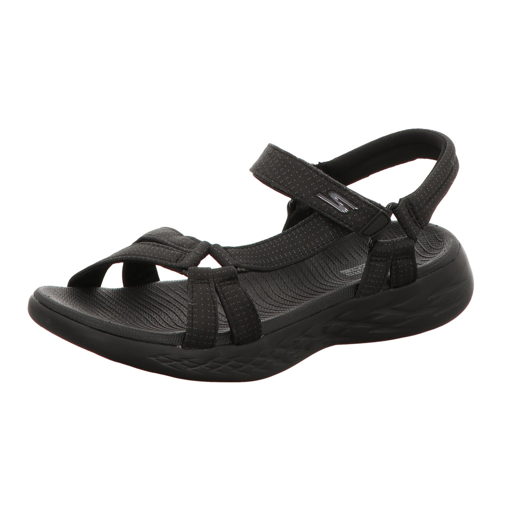 Skechers Damen Sandalette On-The-Go 600 Brilliancy in schwarz
