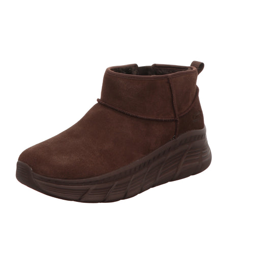 Skechers Damen Schnürstiefel Bobs Flex in braun