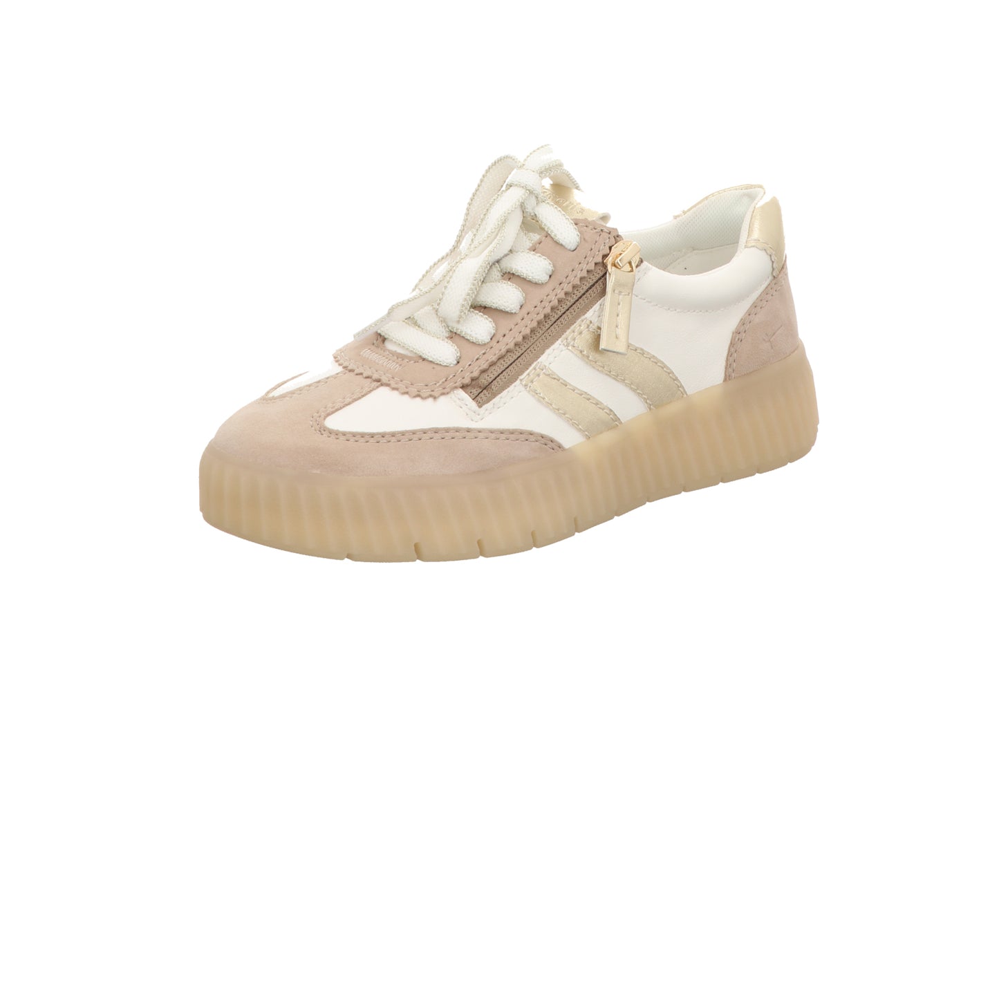 Tamaris Damen Schnürschuh M8372945 in beige