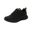 Skechers Damen Schnürschuh Bobs Geo How Marvelous in schwarz