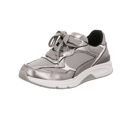 Gabor Damen Schnürschuh bequem  in silber