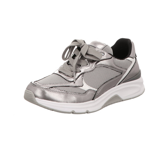 Gabor Damen Schnürschuh bequem  in silber