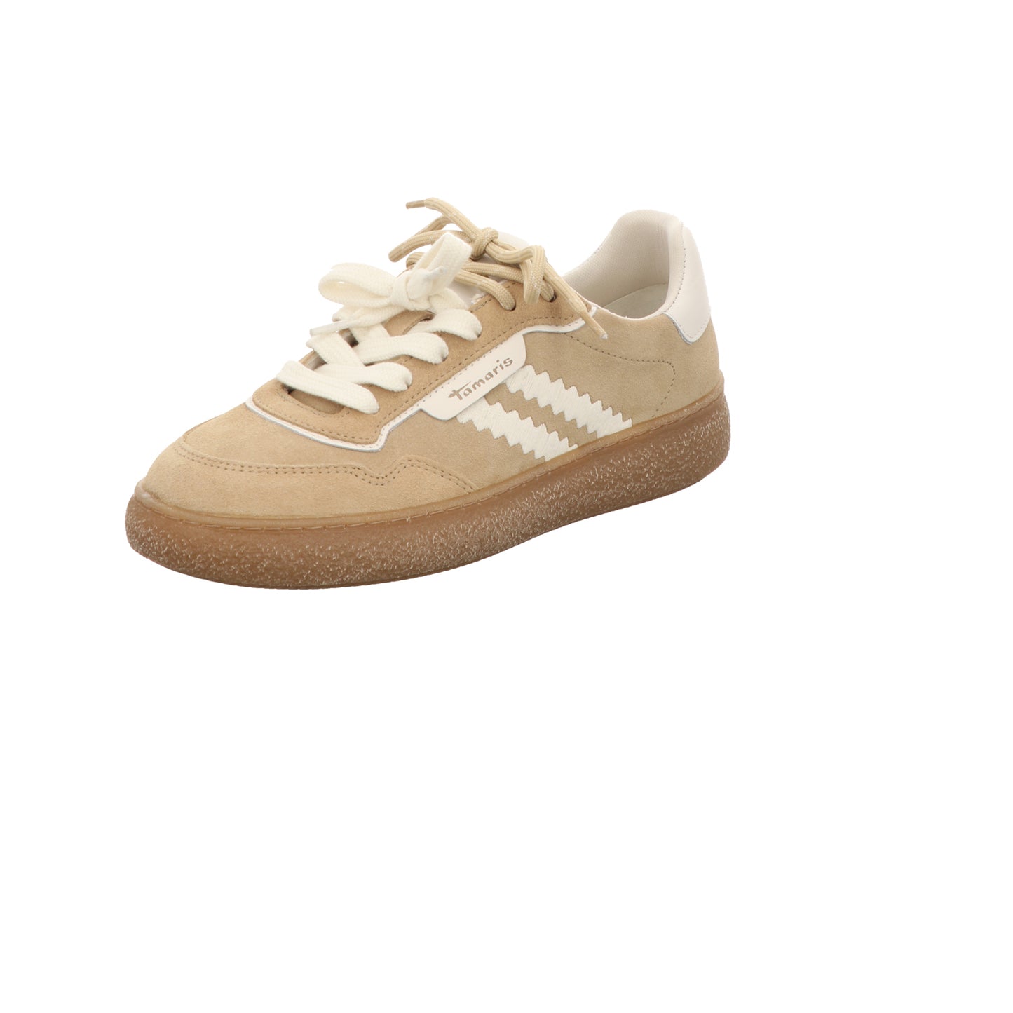 Tamaris Damen Schnürschuh M2373345 in beige