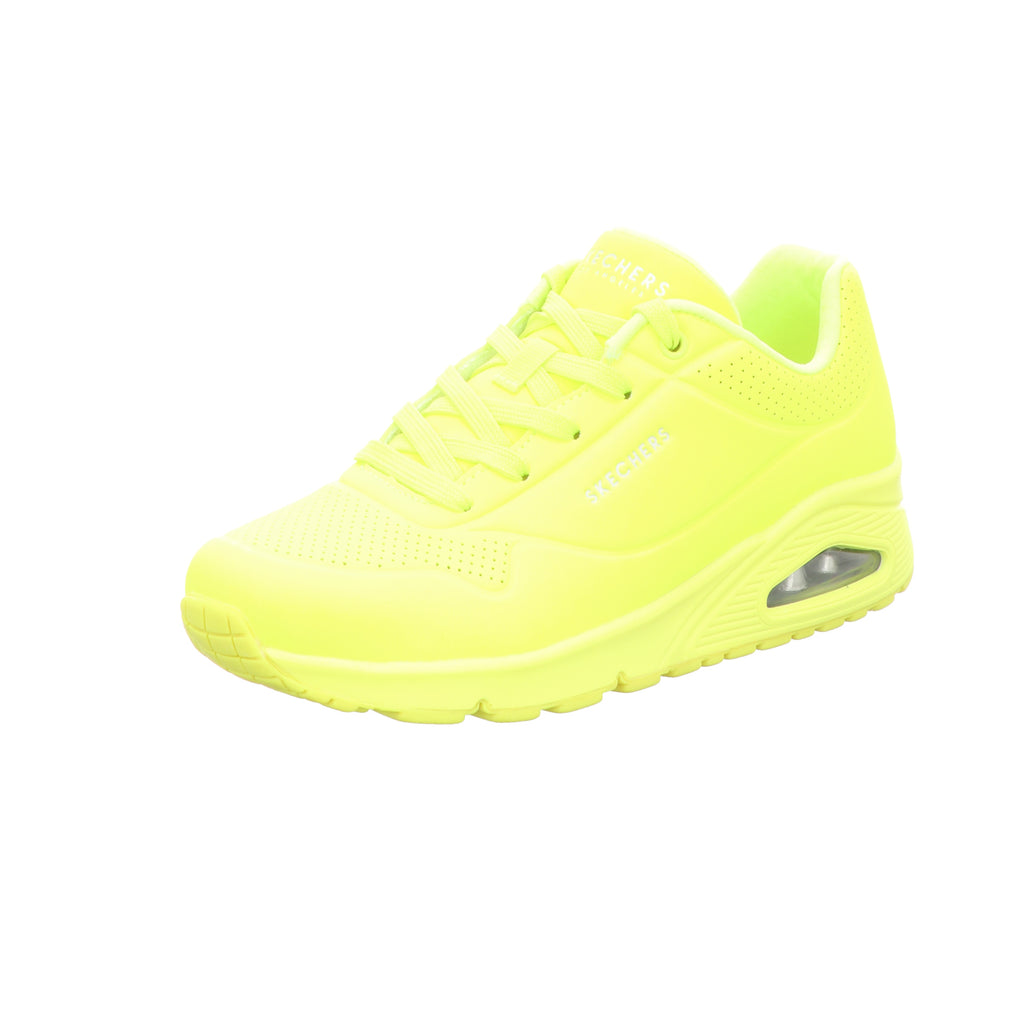 Skechers Damen Schnürschuh Uno Night Shades in gelb