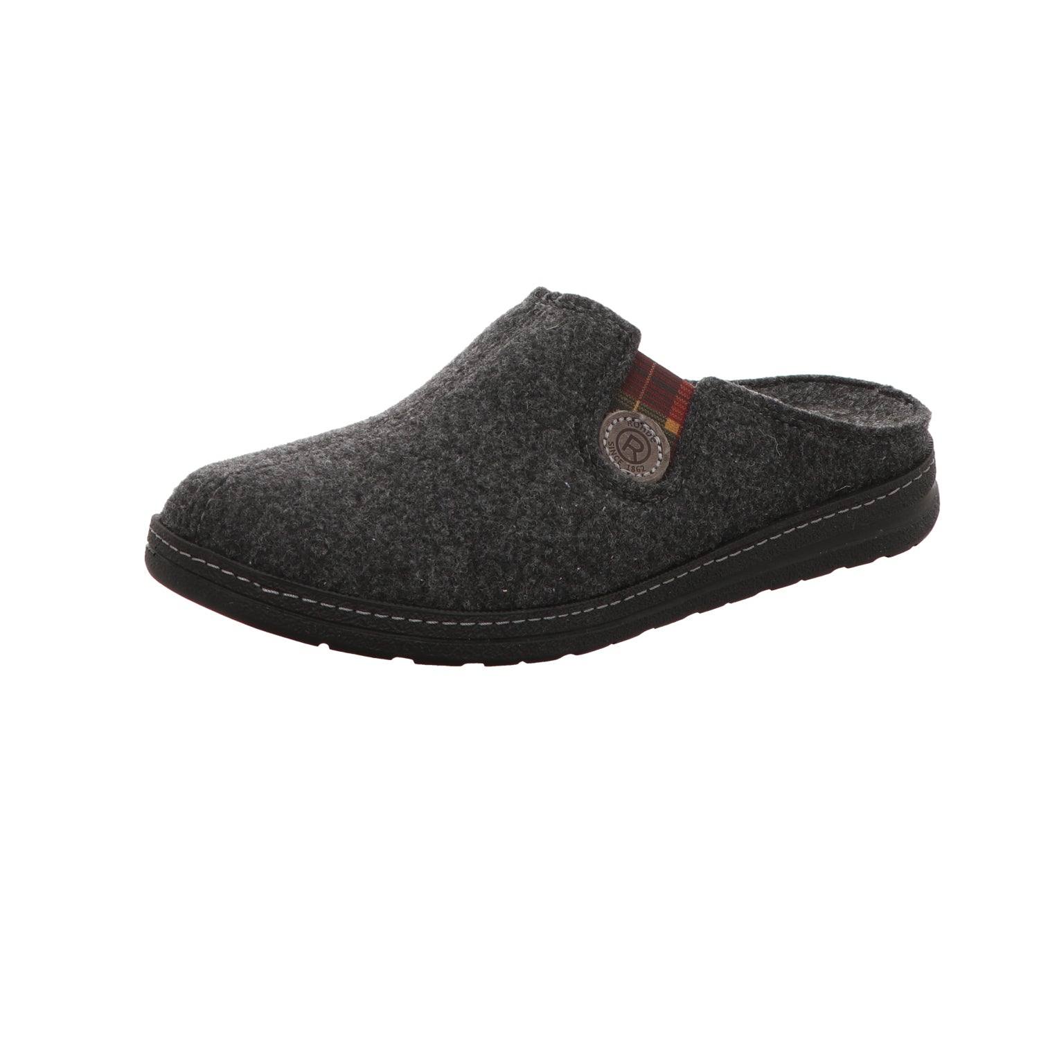 Rohde Herren Pantoffel Asiago in anthrazit