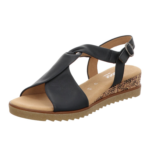Gabor Damen Sandalette Genua in blau