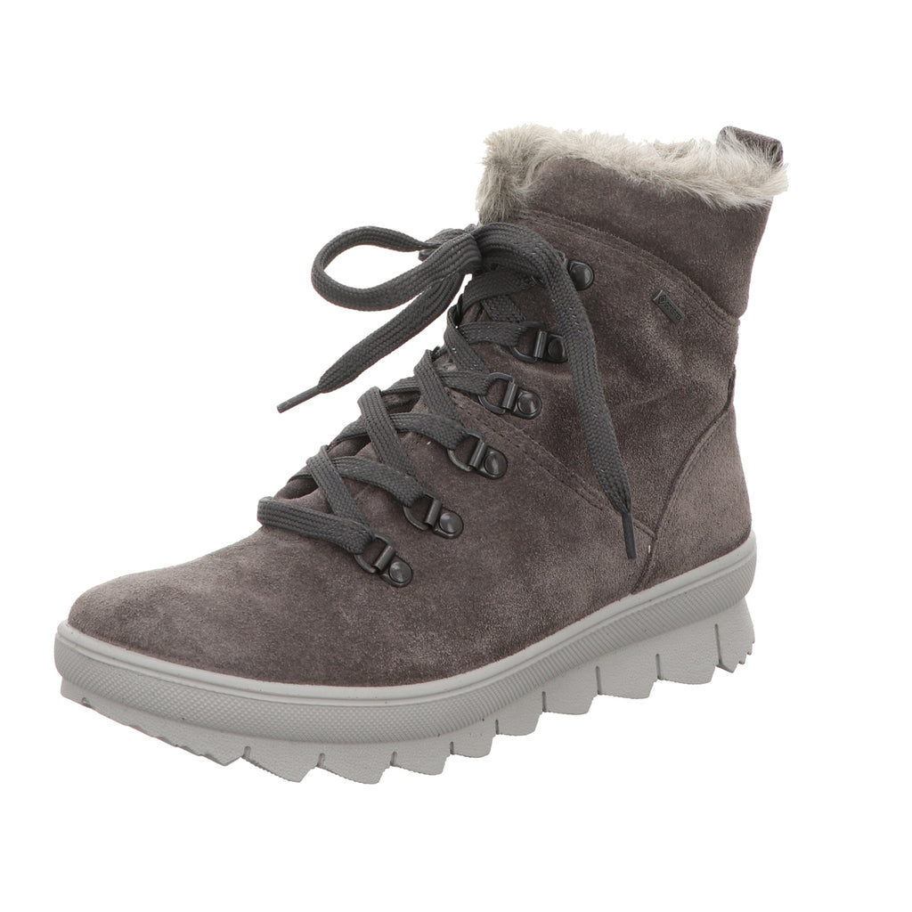 Legero Damen Schnürstiefel Novara in grau