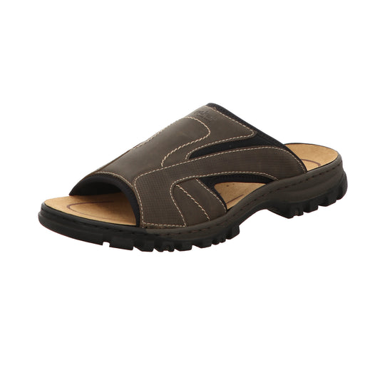 Rieker Herren Pantolette  in schwarz