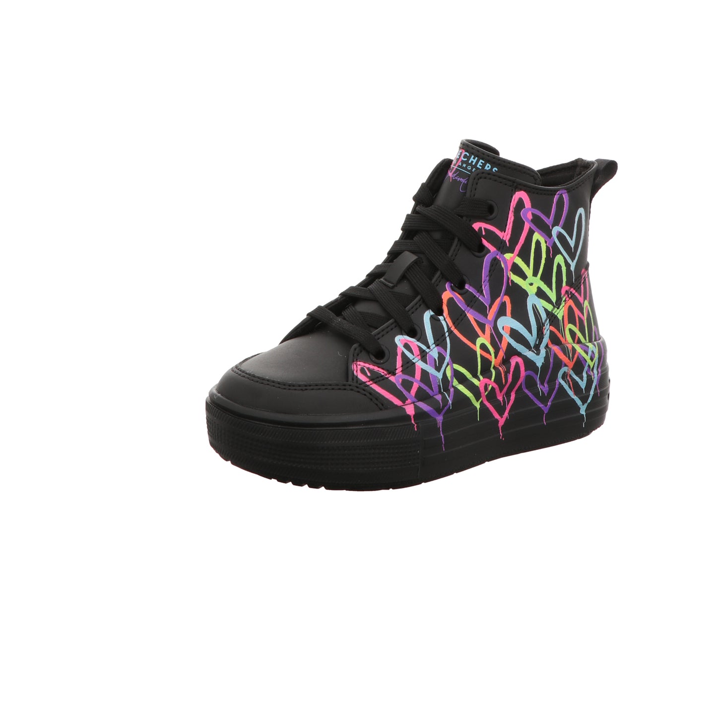 Skechers Damen Stiefel Hyperlift in schwarz