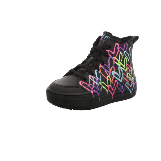 Skechers Damen Stiefel Hyperlift in schwarz