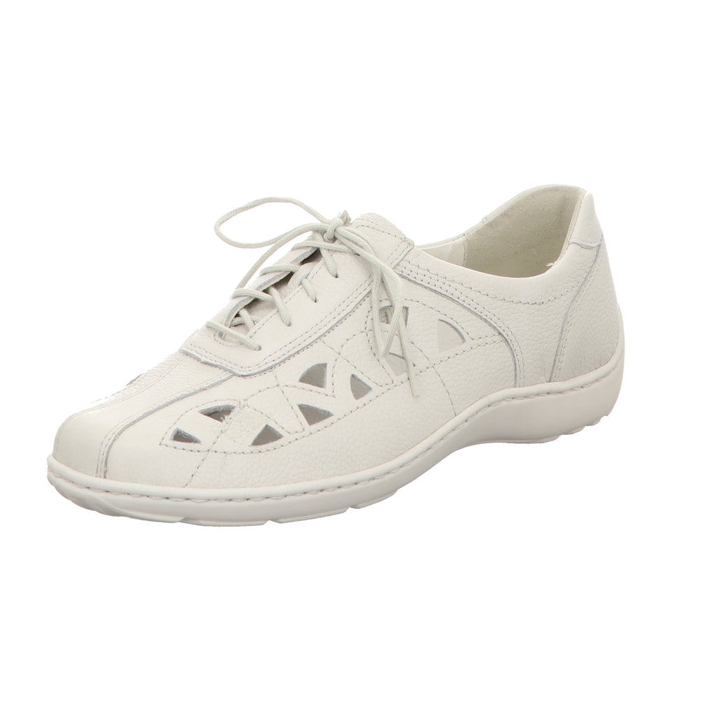 Waldläufer Damen Schnürschuh bequem Henni in weiss
