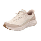 Skechers Damen Slipper Slip Ins Contour Foam Cozy in beige
