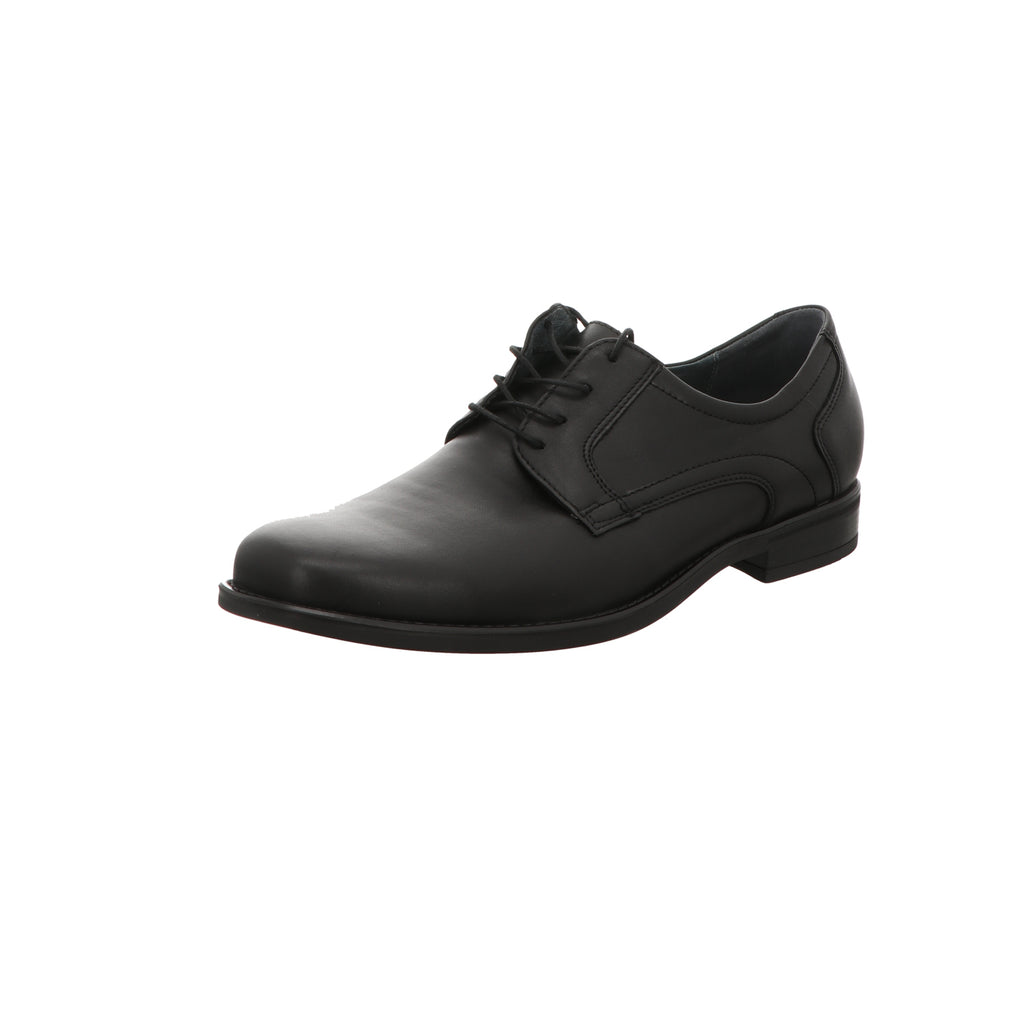 Waldläufer Herren Schnürschuh Henry in schwarz