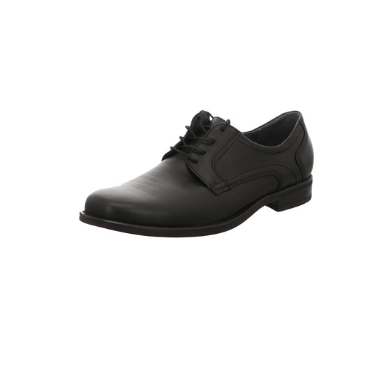 Waldläufer Herren Schnürschuh Henry in schwarz