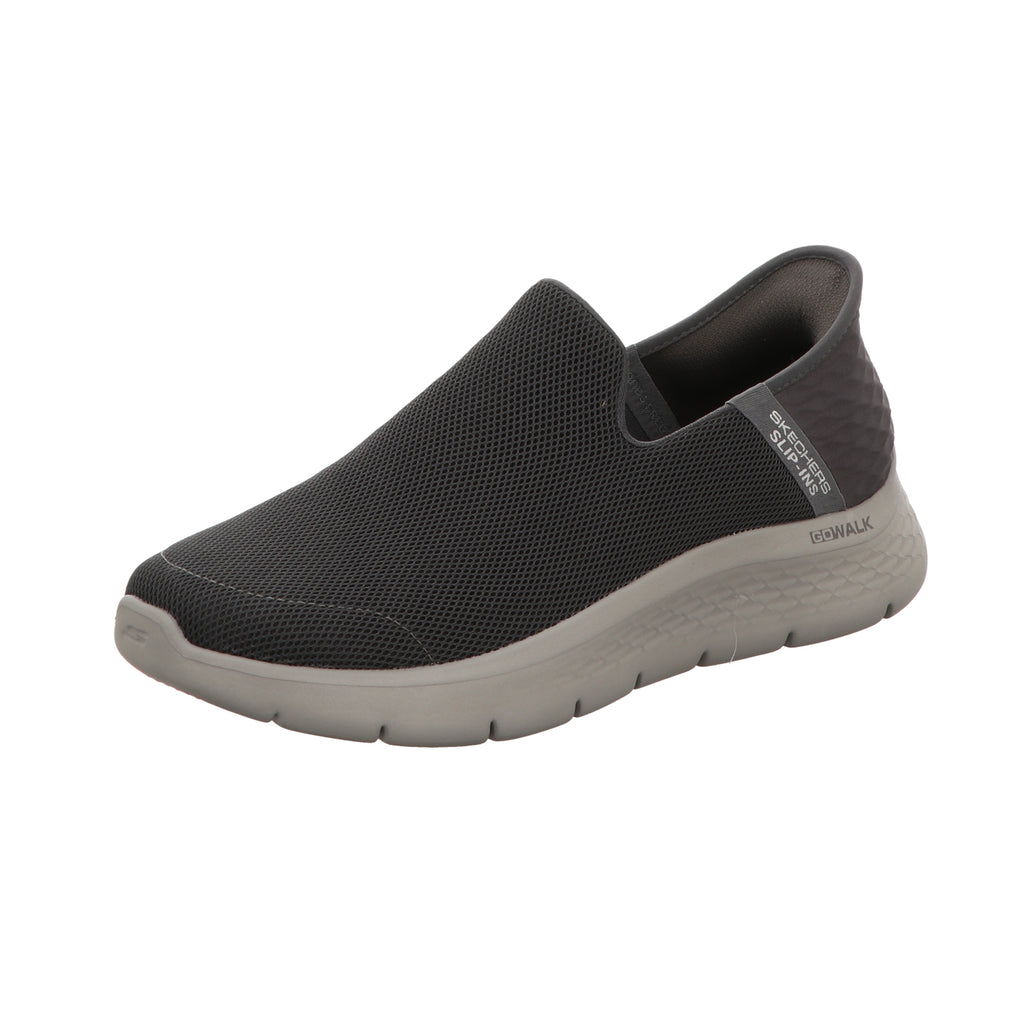Skechers Herren Slipper Slip Ins Go Walk Flex in grau