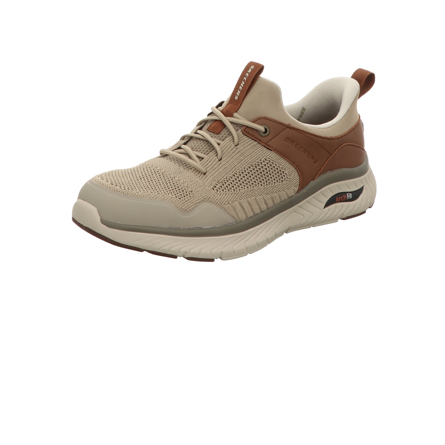 Skechers Herren Schnürschuh Slip-Ins Arch Fit Crosser in grau