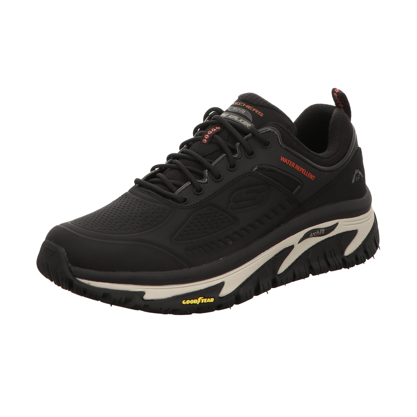 Skechers Herren Schnürschuh Arch Fit Road Walker Recon in schwarz