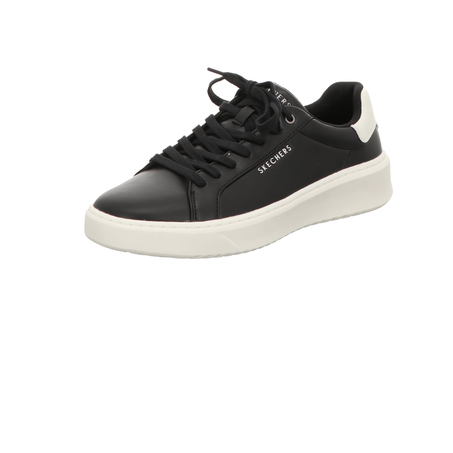 Skechers Herren Schnürschuh Court Break-Suit Sneaker in schwarz